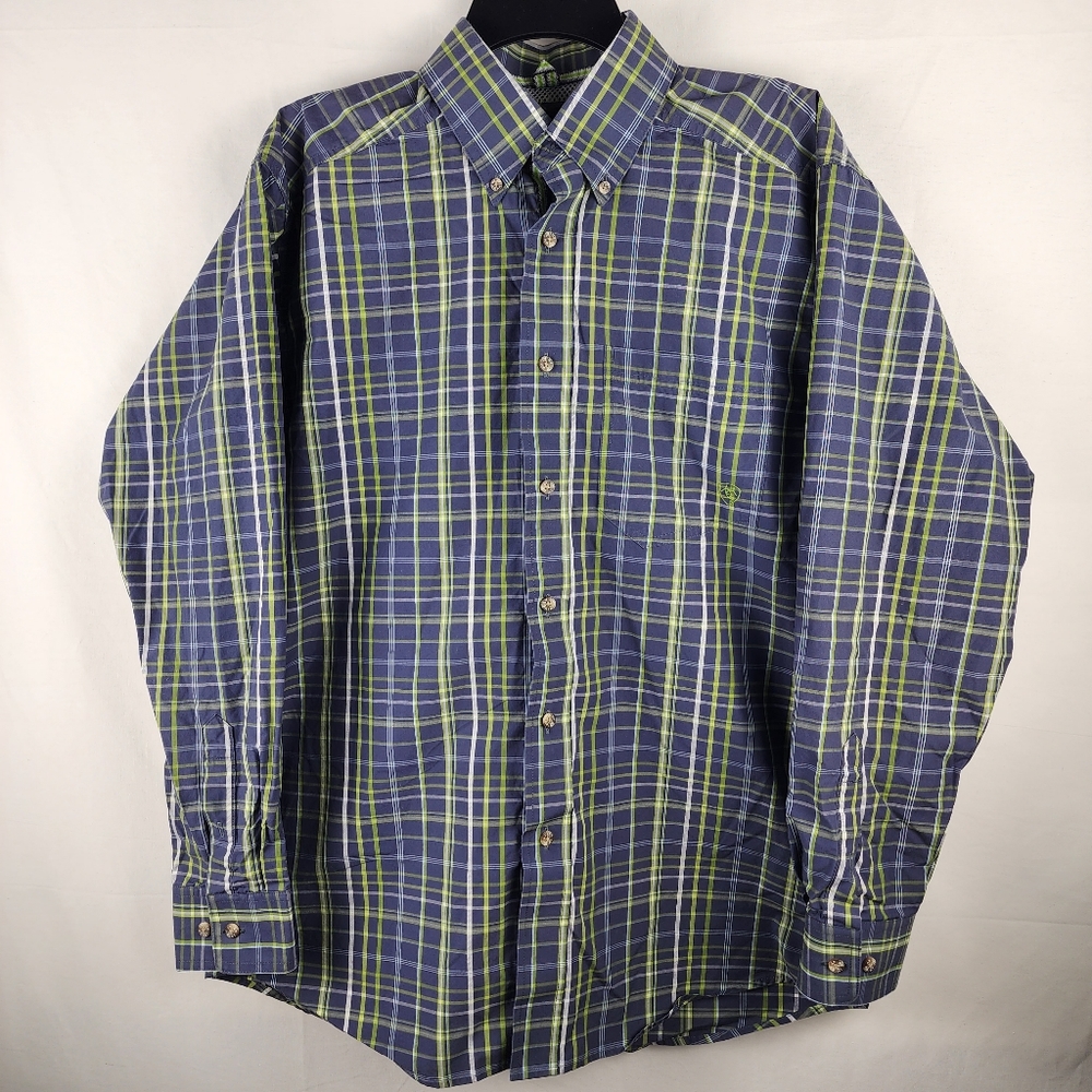 Ariat Pro Series Long Sleeve Button Down (M)